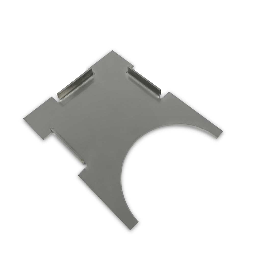 Rustfri stål låg/klap til fundamentboks - S-700CFR4060