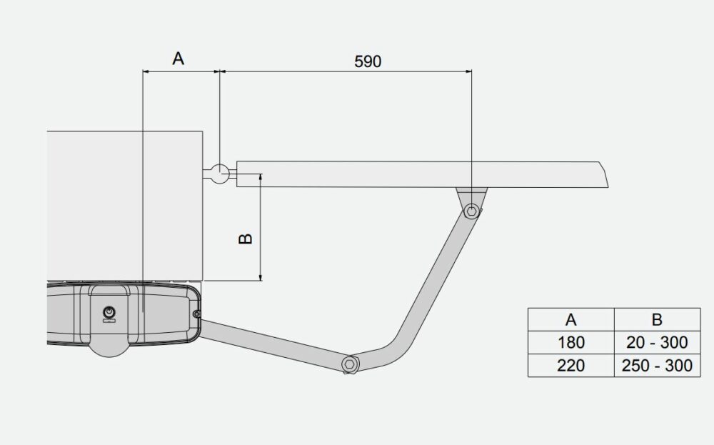 TAU 650ZIP til 230 volt - Søjle automatik